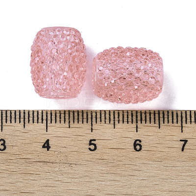 Transparent Resin European Jelly Colored Beads RESI-B025-01A-07-1