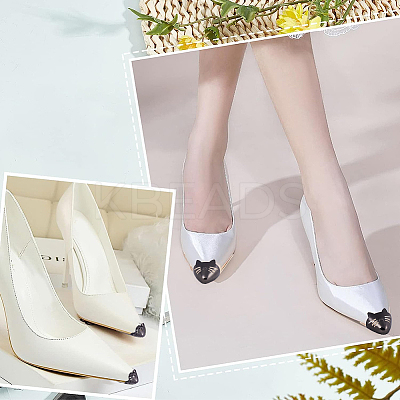 6Pcs 3 Style Alloy Shoes Creases Protector FIND-GF0004-89B-1
