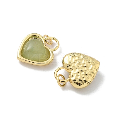 Natural Mixed Gemstone Pendants KK-P325-21G-1