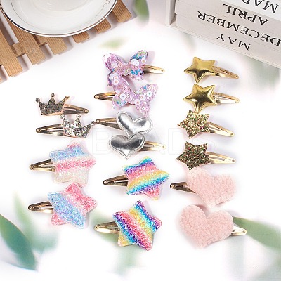 Imitation Leather Snap Hair Clips PW-WG4DE66-01-1