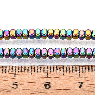 Electroplated Synthetic Non-magnetic Hematite Beads Strands G-T139-61F-1