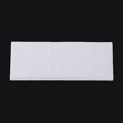 Plastic Necklace Chain Adhesive Pouch for Necklace Display Cards AJEW-P088-01B-1