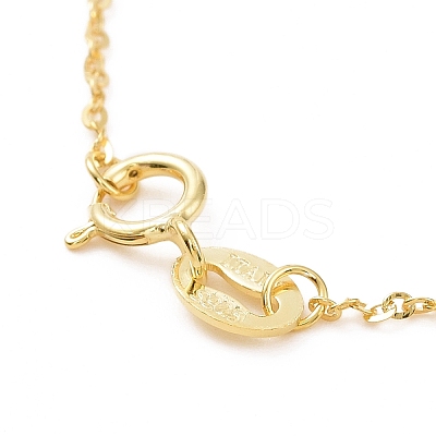 925 Sterling Silver Cable Chains Necklace for Women STER-I021-08B-G-1