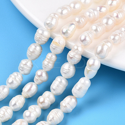 Natural Cultured Freshwater Pearl Beads Strands PEAR-N012-06K-1