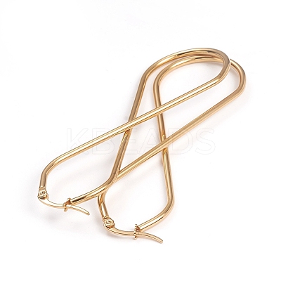 201 Stainless Steel Hoop Earrings LS-EJEW-L243-17A-G-1