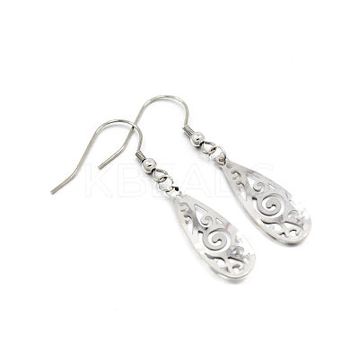 Tarnish Resistant 304 Stainless Steel Dangle Earrings EJEW-O024-15P-1