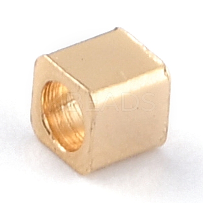 Brass Spacer Beads KK-O133-209A-G-1