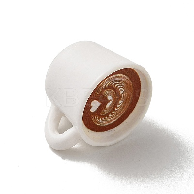 Opaque Resin Drink Pendants X-FIND-Z043-02C-1