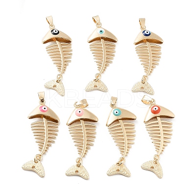 Rack Plating Alloy Enamel Big Pendants FIND-C050-08G-1