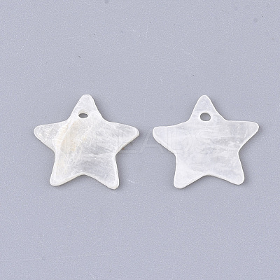 Capiz Shell Charms X-SHEL-T012-24-1