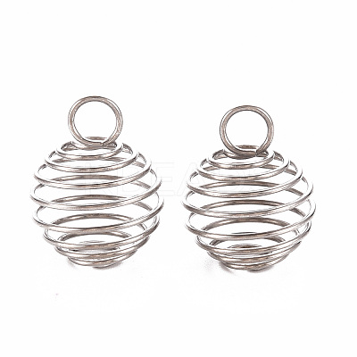 Non-Tarnish 304 Stainless Steel Wire Pendants LS-X-STAS-ZX013-22-14mm-P-1