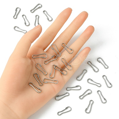 201 Stainless Steel Keychain Clasp Findings STAS-YW0001-79-1