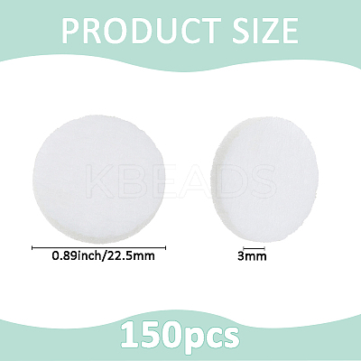 150Pcs Fibre Perfume Pads DIY-FH0008-42-1