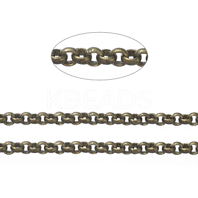 Brass Rolo Chains X-CHC-S008-002H-AB-1