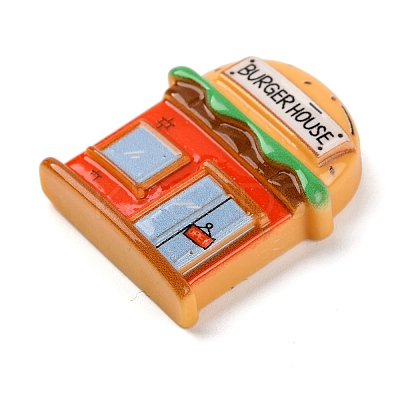 Burger Shop Opaque Resin Store Decoden Cabochons CRES-Z008-02D-1