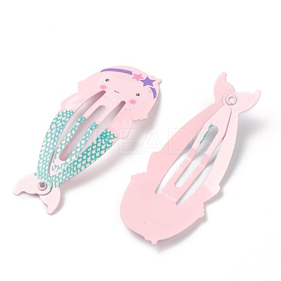 Baking Paint Iron Snap Hair Clips PHAR-B0002-27D-1