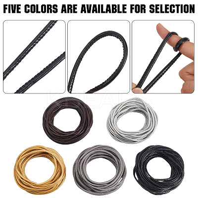 10M Flat PU Leather Cord WL-GF0001-33C-1