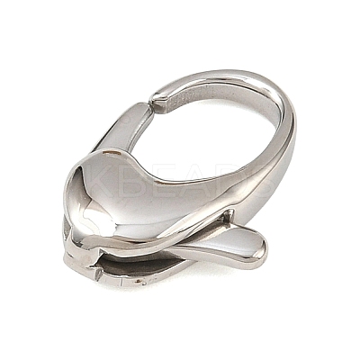 316 Stainless Steel Lobster Claw Clasps LS-STAS-C154-02A-P-1