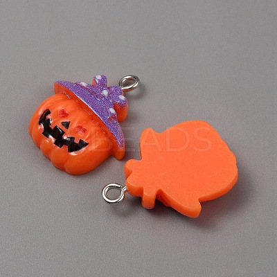 Opaque Resin Pendants RESI-CJC0012-19C-1