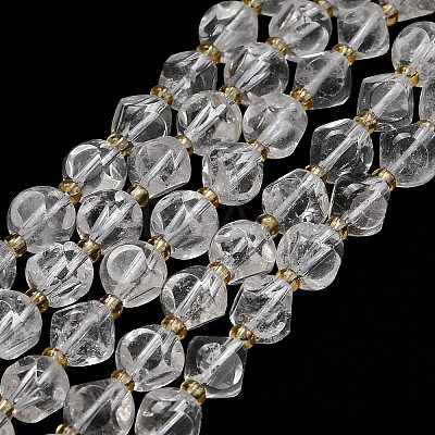 Natural Quartz Crystal Beads Strands G-K387-A16-02-1
