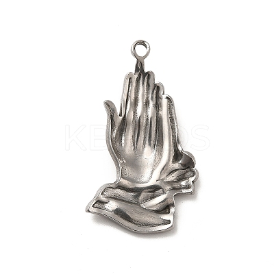 Non-Tarnish 304 Stainless Steel Pendants STAS-I694-18P-1