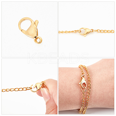 50Pcs 304 Stainless Steel Lobster Claw Clasps STAS-BBC0001-04-1