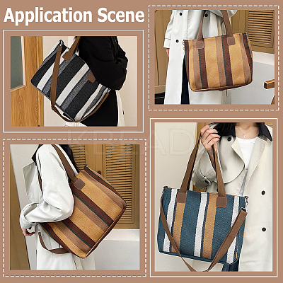 Striped Canvas Bags ABAG-CN0001-70C-1