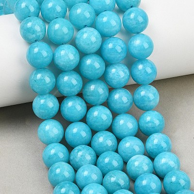 Dyed Natural White Jade Beads Strands GG-CBAD029-A07-10mm-1