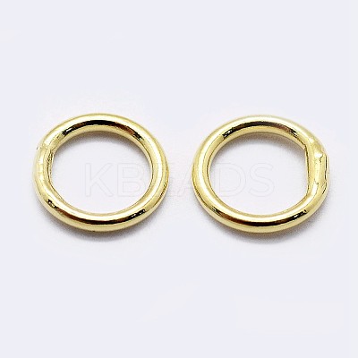 925 Sterling Silver Soldered Closed Jump Rings STER-F036-03G-0.5x3-1