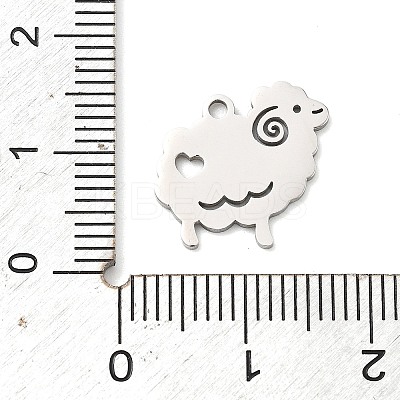 Animal Theme 304 Stainless Steel Pendants STAS-D213-02A-P-1
