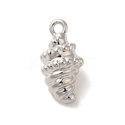 Marine Animal Theme Platinum  Brass Micro Pave Clear Cubic Zirconia Pendants KK-U031-01P-05-1
