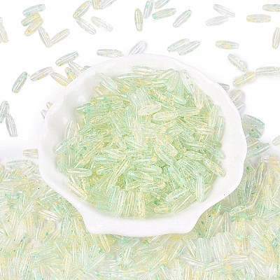 Picasso Transparent Glass Seed Beads SEED-N012-11G-1