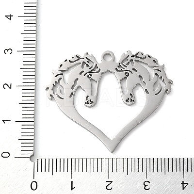 Non-Tarnish 304 Stainless Steel Pendants STAS-R116-10P-1