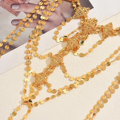 Brass Multi-layer Tassel Headpiece BI1246-1