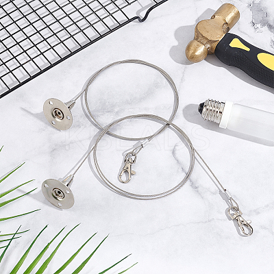 Stainless Steel & Carbon Steel Adjustable Hanging Wires FIND-WH0032-89P-1