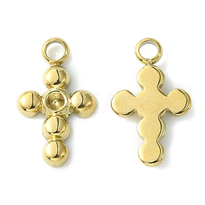 304 Stainless Steel Pendant Rhinestone Settings STAS-L269-068G-1
