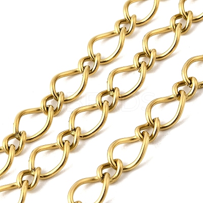 304 Stainless Steel Twist Link Chains CHS-C018-06G-1