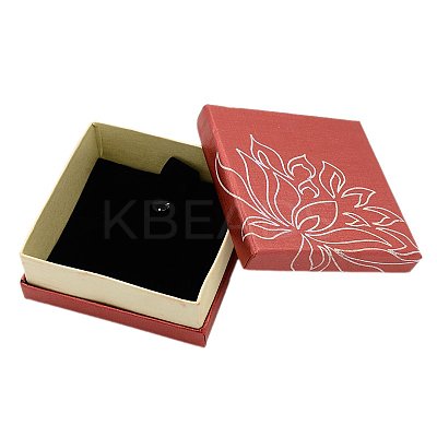 Square Shaped Cardboard Bracelet Bangle Boxes for Gifts Wrapping X-CBOX-A004-03-1