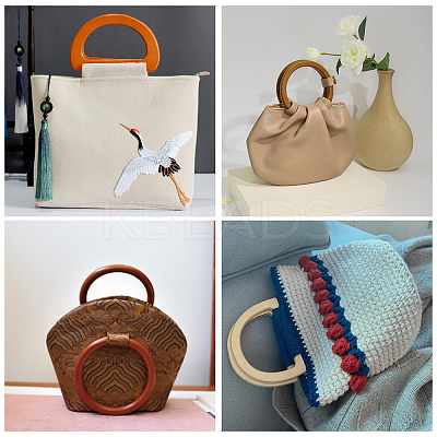 Wooden Bag Handle FIND-WH0063-89C-1