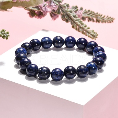 Valentine Day Gift for Husband Stretchy Gemstone Bracelets BJEW-G073-51mm-15-1