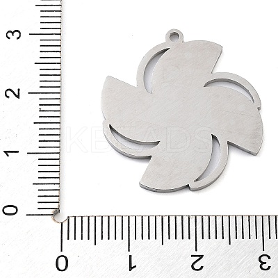 304 Stainless Steel Enamel Pendants LS-STAS-M076-06P-1