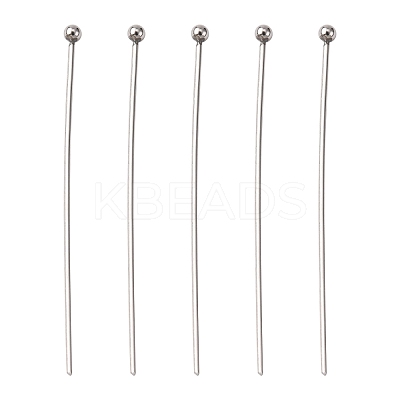 Tarnish Resistant 304 Stainless Steel Ball Head Pins STAS-K146-045-40x0.7mm-1