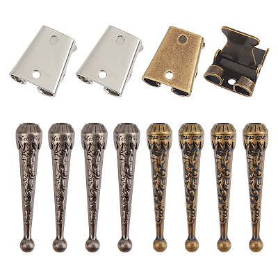 4Pcs 2 Colors Bolo Tie Making Kits DIY-PH0022-02-1