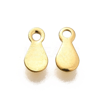 304 Stainless Steel Stamping Blank Tag Charms STAS-F311-04G-01-1
