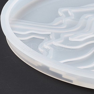 DIY Island Scenery Clock Silicone Molds DIY-E055-41-1
