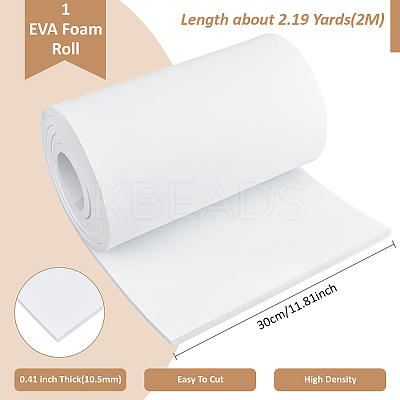 EVA Puffy Foam Roll AJEW-WH0661-66A-01-1