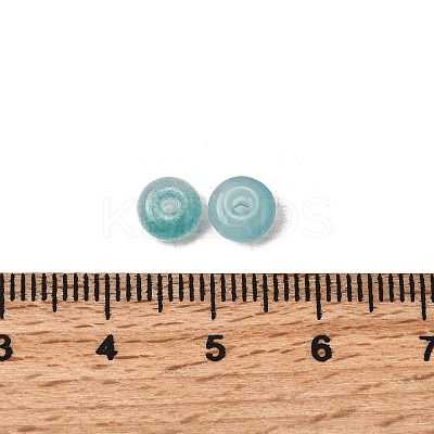 Baking Paint Imitation Jade Glass Beads DGLA-C005-A01-3x6mm-09-1