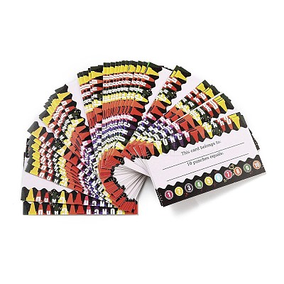Rectangle Paper Reward Incentive Card DIY-K043-03-08-1