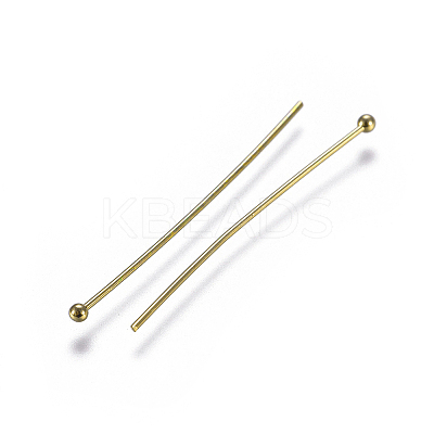 Brass Ball Head Pins LS-KK-K379-02G-1