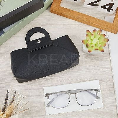 1Pc Imitation Leather Eyeglass Cases AJEW-CN0005-84C-1